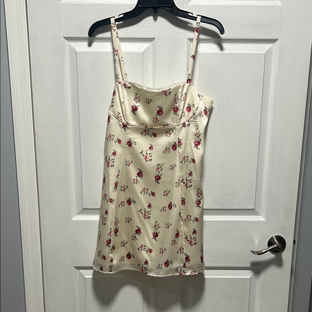 Floral Cream Sun Dress
